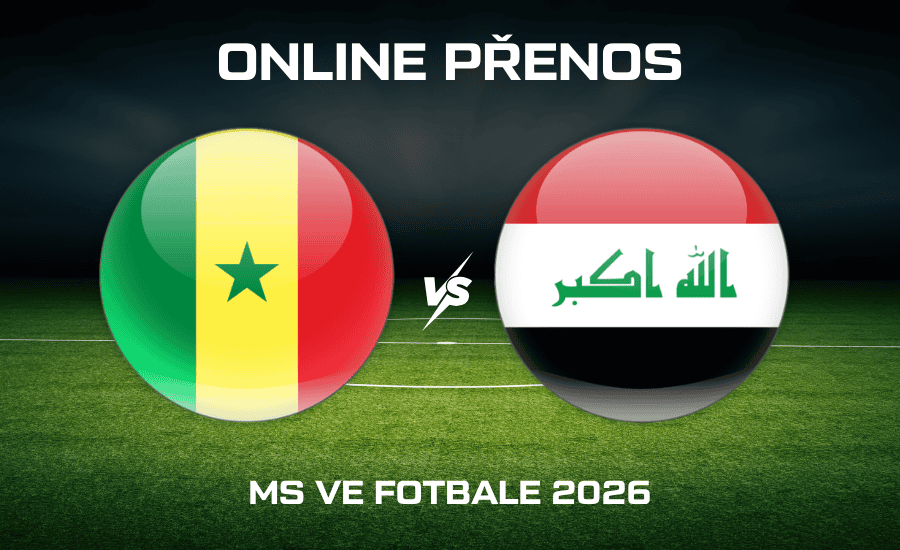 ONLINE přenos: Senegal - Irák MS 2026