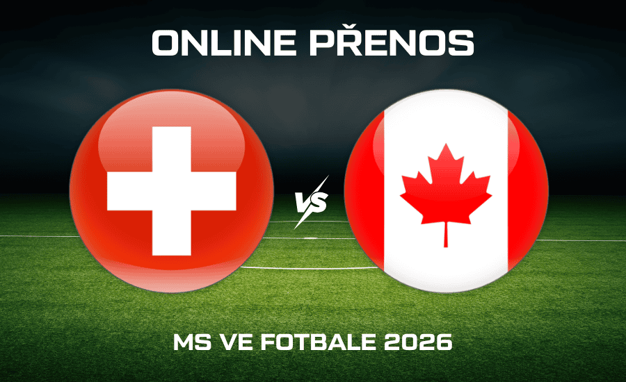 ONLINE přenos: Švýcarsko - Kanada MS 2026