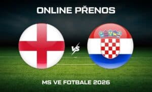 ONLINE přenos: Anglie - Chorvatsko