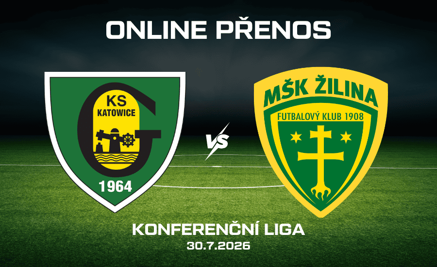 Katowice vs. Žilina ONLINE |30.7.| Odveta 2. předkola Konferenční ligy živě 1 Katowice - Žilina Konferenční liga