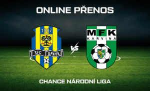 ONLINE: Opava - Karviná Chance Národní Liga 27.7. 2026