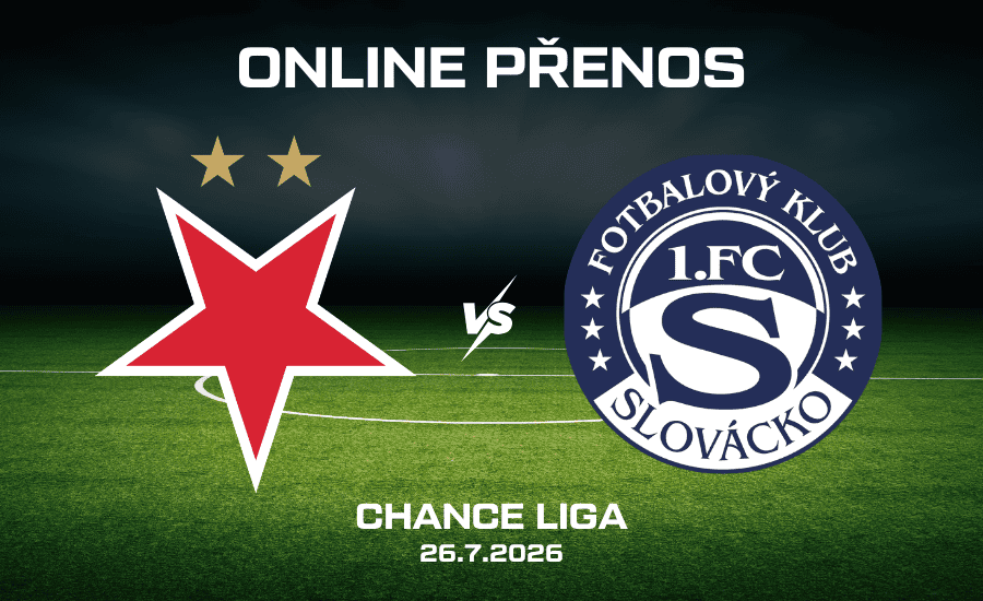 Slavia - Slovácko ONLINE |26.7.| 1. kolo Chance Ligy 2026/27 živě zdarma