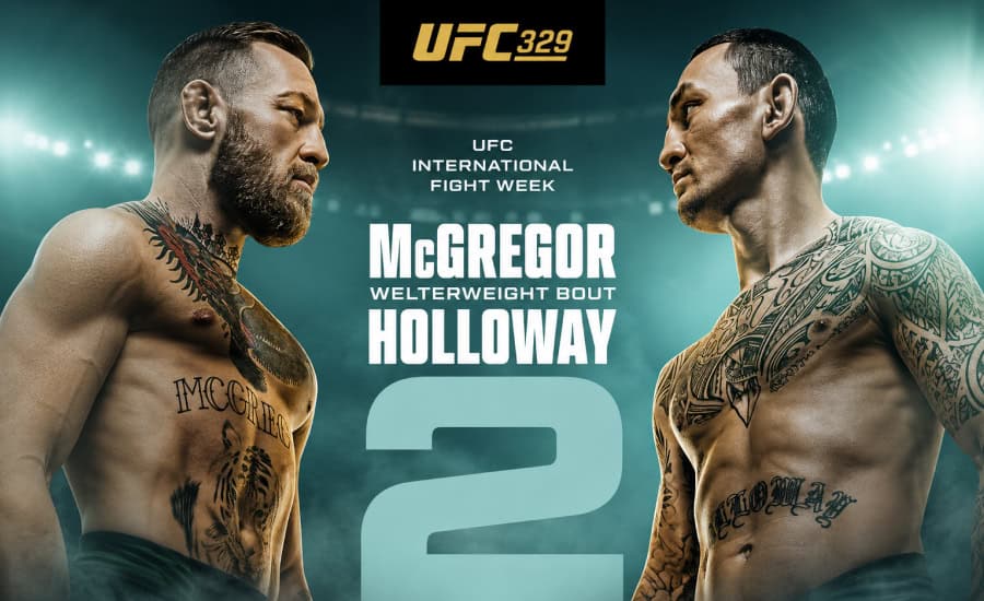 UFC 329: McGregor vs. Holloway 2 – live stream zdarma, karta, kurzy a tipy 1 UFC 329 McGregor vs. Holloway