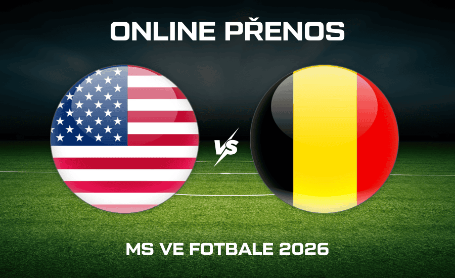 USA - Belgie ONLINE |7.7.| Osmifinále MS ve fotbale 2026 živě a zdarma 1 USA - Belgie MS 2026