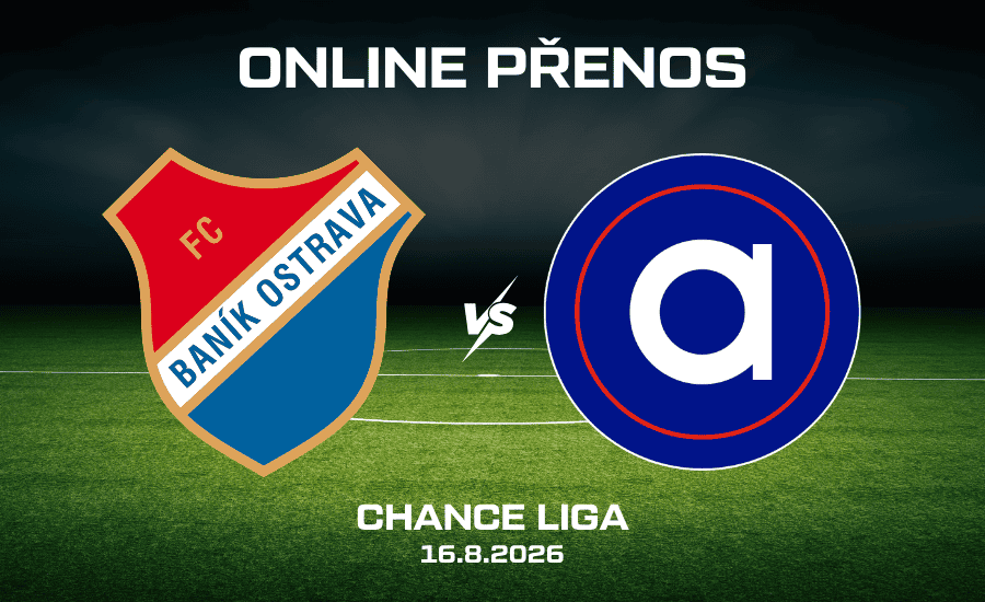 Baník Ostrava - Artis Brno ONLINE |16.8.| Chance Liga živě (live stream zdarma) 1 Baník Ostrava - Artis Brno ONLINE Chance liga 16. 8. 2026
