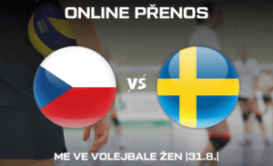 Česko - Švédsko živě MS ve volejbale žen 2026 osmifinále