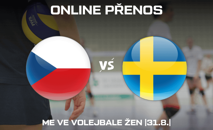 Česko - Švédsko živě MS ve volejbale žen 2026 osmifinále