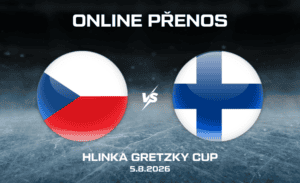 Česko U18 - Finsko U18 ONLINE Hlinka Gretzky Cup 5.8. 2026