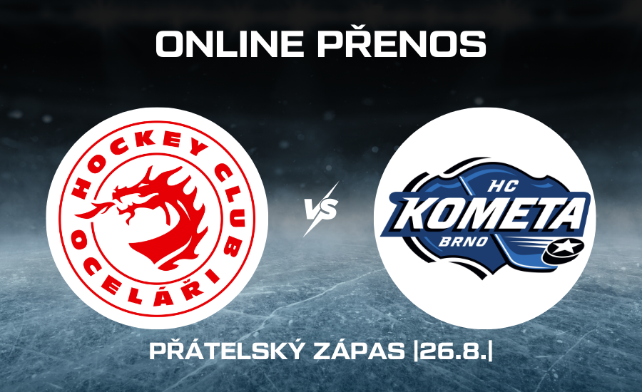 ONLINE: Oceláři Třinec - Kometa Brno živě |26.8.| Příprava na Extraligu přes live stream zdarma 1 Oceláři Třinec - Kometa Brno živě přes live stream TV Chance