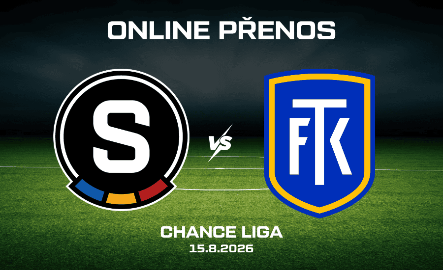 Sparta - Teplice živě |15.8.| Chance Liga live stream, online přenos, sestavy a kurzový tip 1 Sparta - Teplice Chance liga 15. 8. 2026