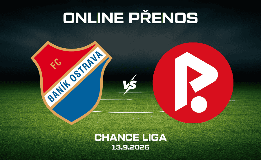 Baník - Pardubice živě Chance Liga 13.9. 2026