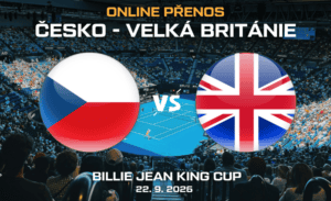 Česko - Velká Británie Billie Jean King Cup 22. 9. 2026