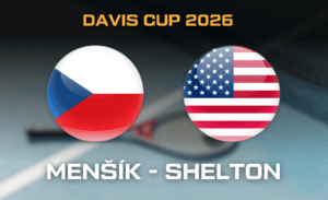 Menšík - Shelton živě: sledujte zdarma rozhodující dvouhru Davis Cupu v O2 aréně