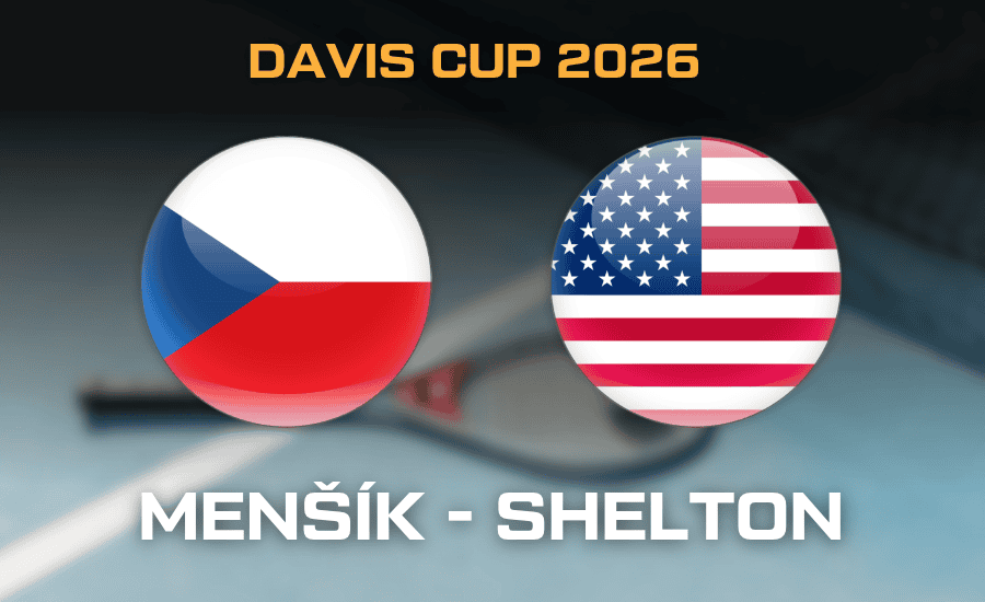 Menšík - Shelton živě: sledujte zdarma rozhodující dvouhru Davis Cupu v O2 aréně