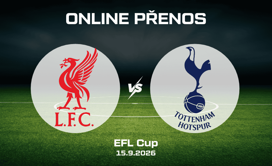 Liverpool - Tottenham živě EFL Cup 15.9. 2026