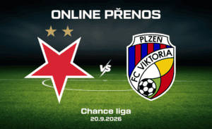 Slavia - Plzeň online Chance Liga 20. 9. 2026