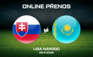 Slovensko - Kazachstán ONLINE v Lize národů 29. 9. 2026