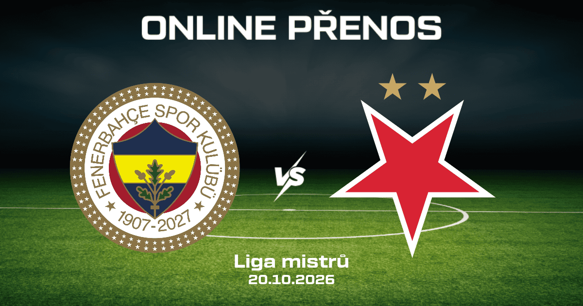 ONLINE: Fenerbahce - Slavia Praha LIVE |20.10.| Kde sledovat Ligu mistrů živě? (3. kolo) 1 Fenerbahce - Slavia Praha LIVE 20. 10. 2026