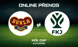 ONLINE: Dukla Praha - Jablonec MOL Cup 2. 10. 2026