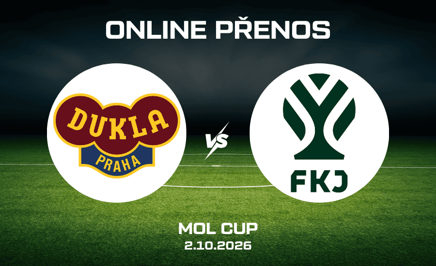 ONLINE: Dukla Praha - Jablonec |2.10.| Český pohár přes live stream zdarma (MOL Cup) 1 ONLINE: Dukla Praha - Jablonec MOL Cup 2. 10. 2026
