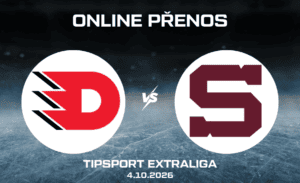 Pardubice - Sparta živě Tipsport extraliga 4. 10. 2026