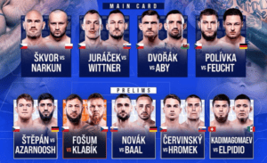 Oktagon 95: program, fight card, live stream zdarma a zrušený zápas Kincl vs Humburger